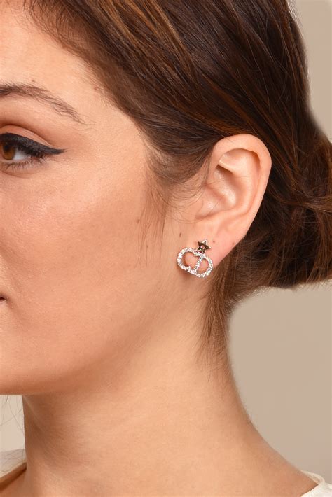 dior earring stud|genuine christian Dior earrings.